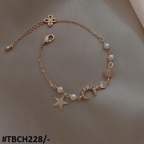 TJ Wholesale-Charms & Beads Chain Bracelet Adjustable - TBCH228 -