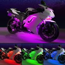 ATMOSPHERE LIGHTS FOR BIKE (125,CD70) BLUETOOTH CONNECTION WITH MOBILE