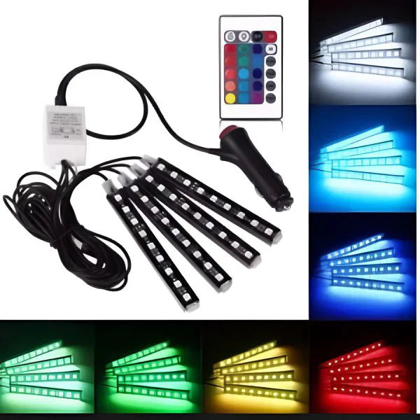 ATMOSPHERE LIGHTS FOR BIKE (125,CD70) BLUETOOTH CONNECTION WITH MOBILE
